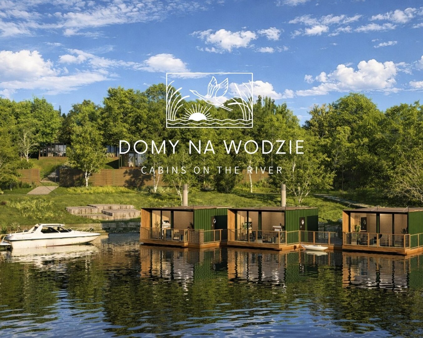 Dom na wodzie Cabin on the river 1